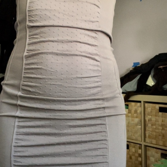 Intimately Free People Bodycon Shapewear Mini Dress Brown Strapless Adjustable - Picture 4 of 6